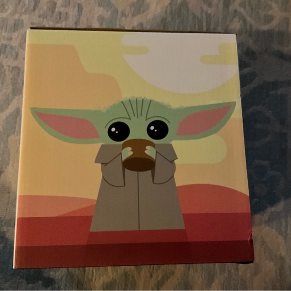 Disney Star Wars the Mandalorian Grogu Baby Yoda Stackable Drinking Glasses NIB - Picture 2 of 5